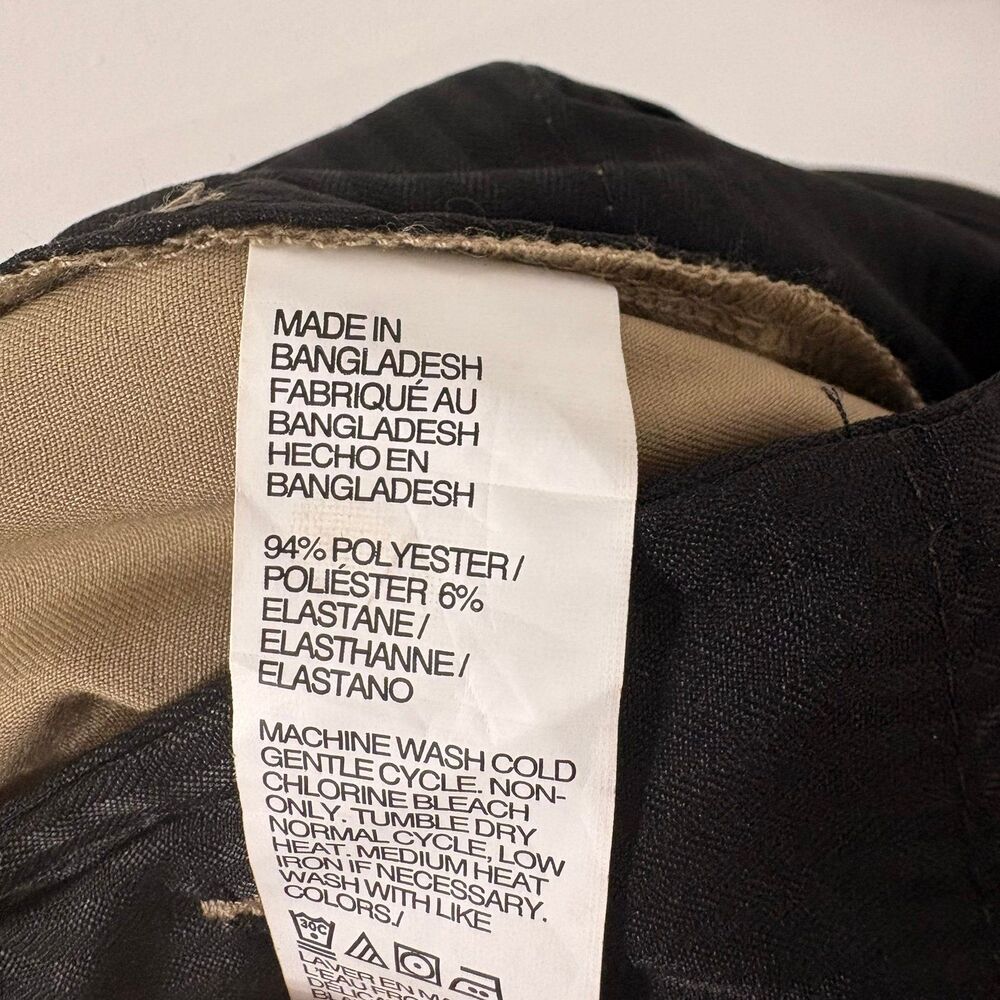NWT Van Heusen Straight Fit Flex Premium Non- Iron Khaki Dress Pants 38x32 - Picture 5 of 5